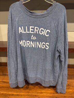 Grayson Threads Heather Blue Graphic Crewneck Sweatshirt